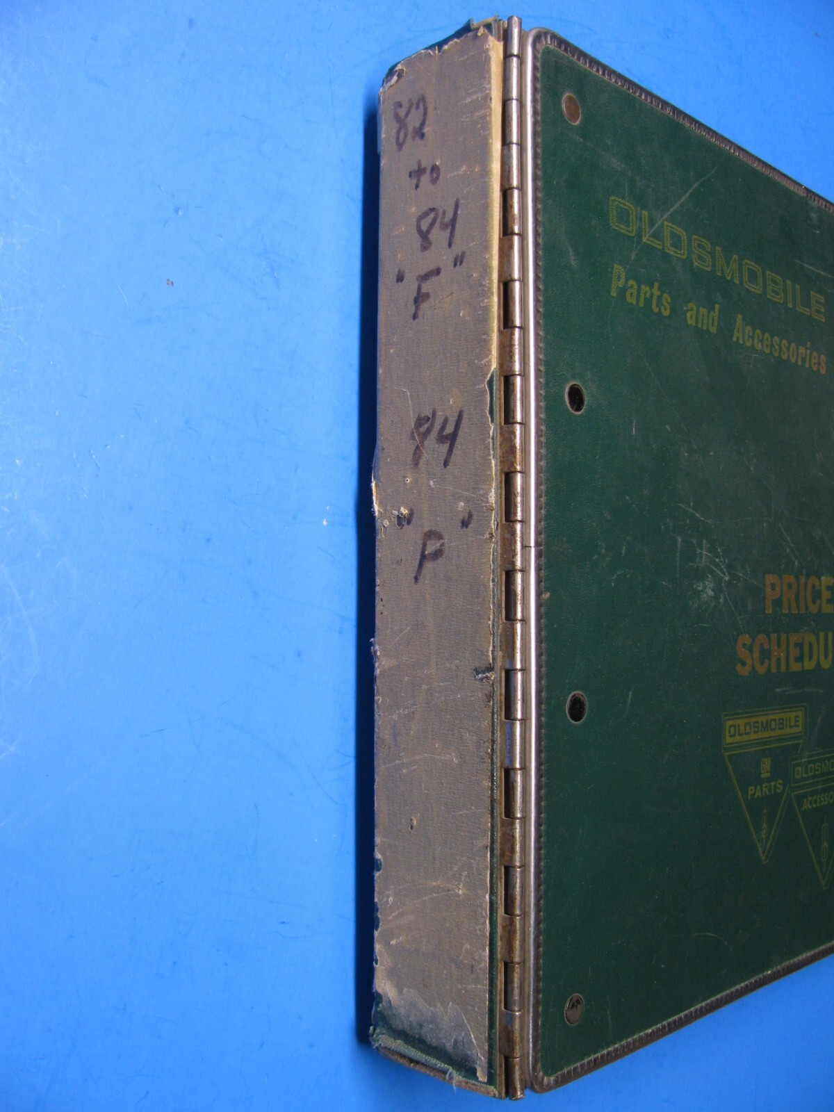 Oldsmobile Parts And Accessories Catalog Parts History Binder