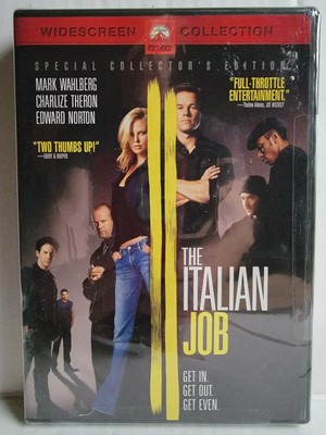 New The Italian Job DVD (2003) Widescreen w/ Features starring Mark Wahlberg