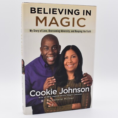 Believing in Magic by Cookie Johnson HC/DJ 1st Edition SIGNED by Author