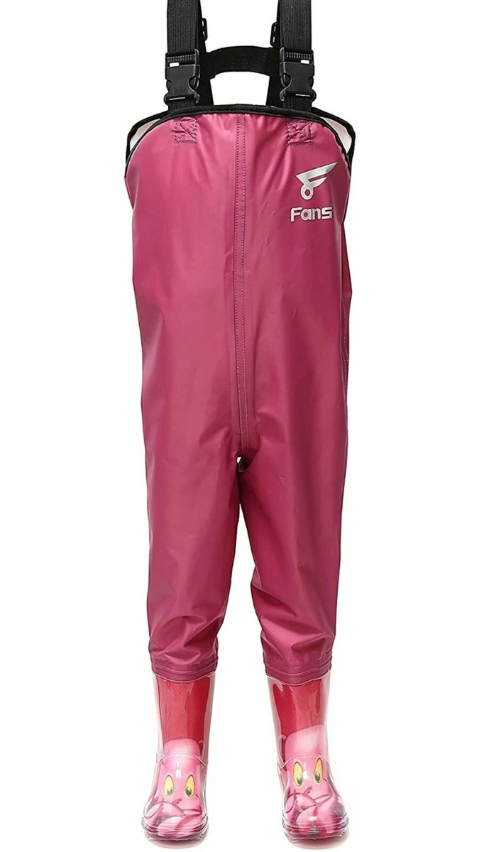 Pink waders with boots sale