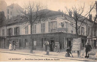 93 .Nr.109244. le bourget . cafe tabac .rund point jean jaures et route de fla