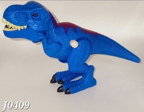 Red Box Toy Factory Blue Wind-up Toy T-Rex Walking Dinosaur Light & Sound Action - Picture 2 of 12