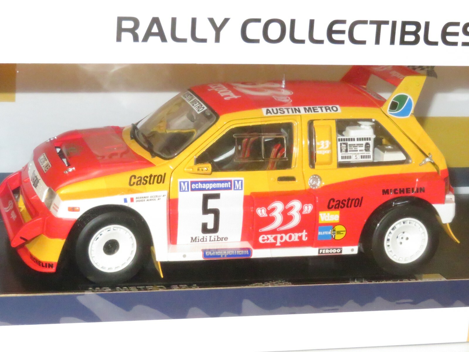 1/18 MG Metro 6R4 33 Export  Criterium des Cevennes 1986 D.Auriol / O.Bernard