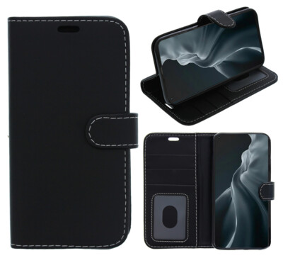 Für Xiaomi 14 Ultra Handyhülle Flip Wallet Folio Ständer Leder Gel Schlitze