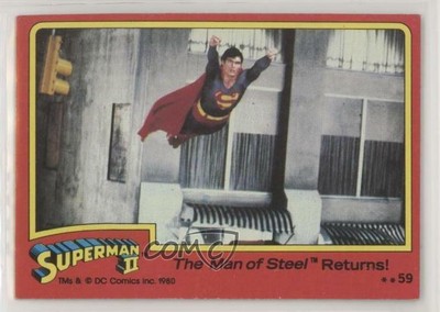 1980 Topps Superman II The Man of Steel Returns! #59 fm0 ...
