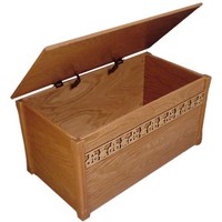 Wood Creations Wooden Borders Bears Toy Box, Amber on sale Wood Creations Wooden Borders Bears Toy Box, Amber on sale