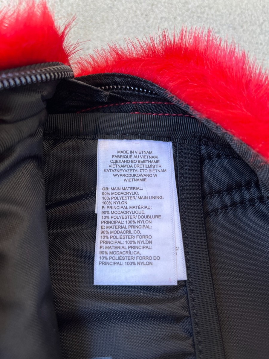 Supreme x The North Face Fur Waist Bag Red FW20 | eBay