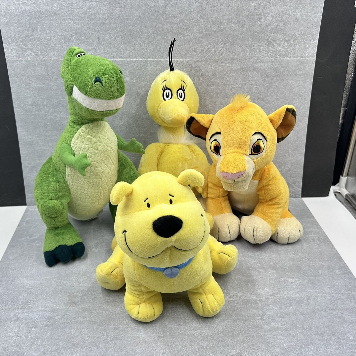 KOHLS CARES Lot of 4 Plush Toys Stuffed Animals - Disney PIXAR Dr