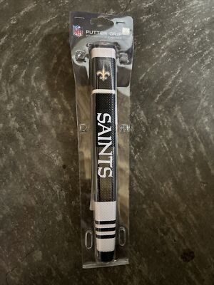 NEW Team Golf NFL New Orleans Saints Black/White Jumbo Putter Grip w/Marker