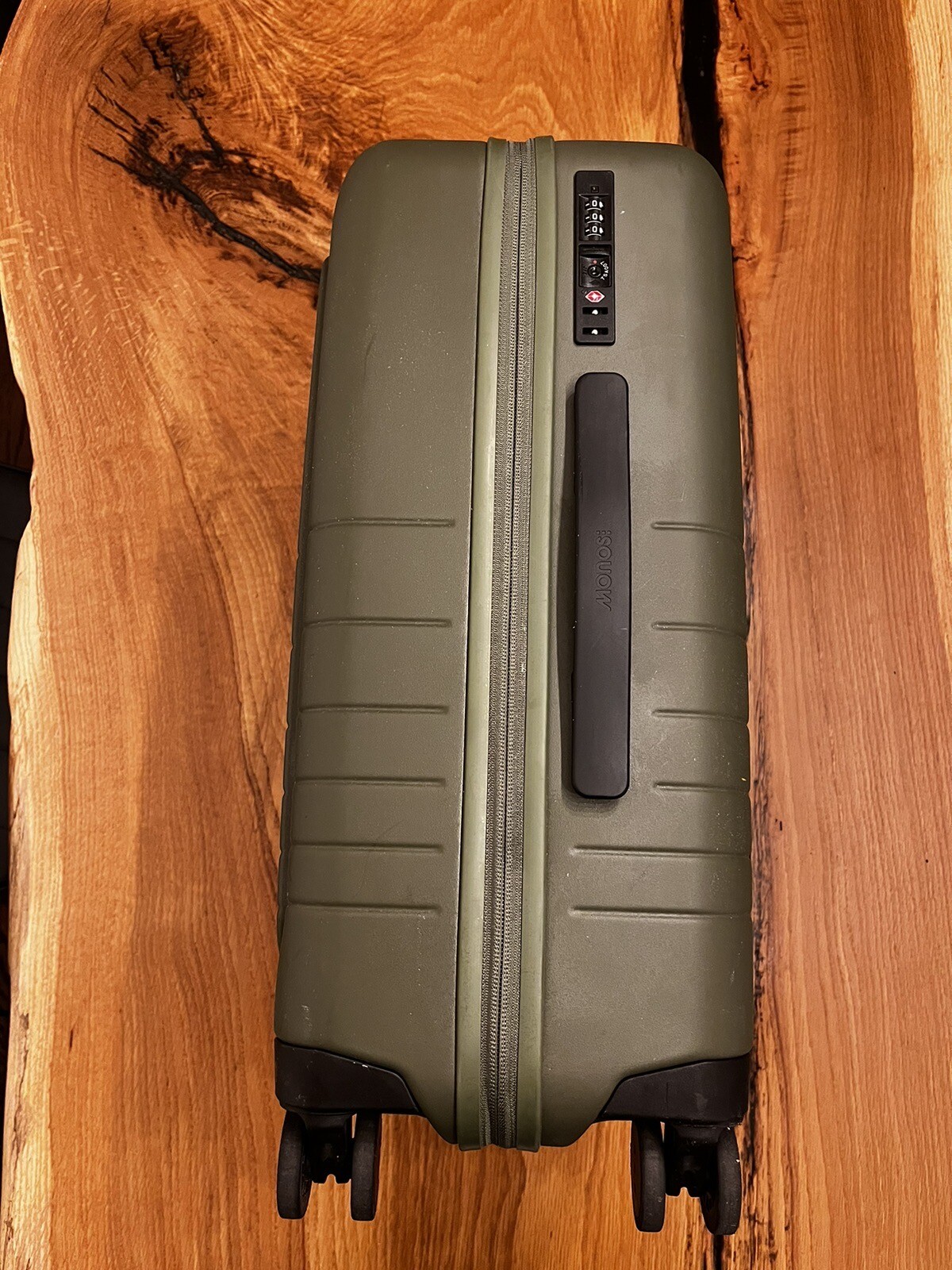 MONOS 20" Carry-On Plus Spinner Luggage (Olive)