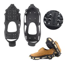 Par Para Bota Sobre Zapato Hielo Nieve Crampón Botines Antideslizantes Caminar Pico Agarre Pinza