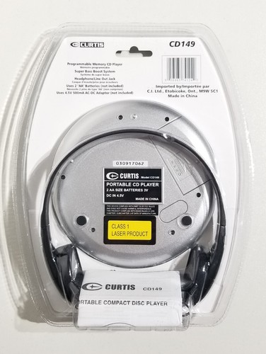 Vintage Curtis CD149 Portable CD Player ☆ New / Sealed ☆ - Picture 2 of 6