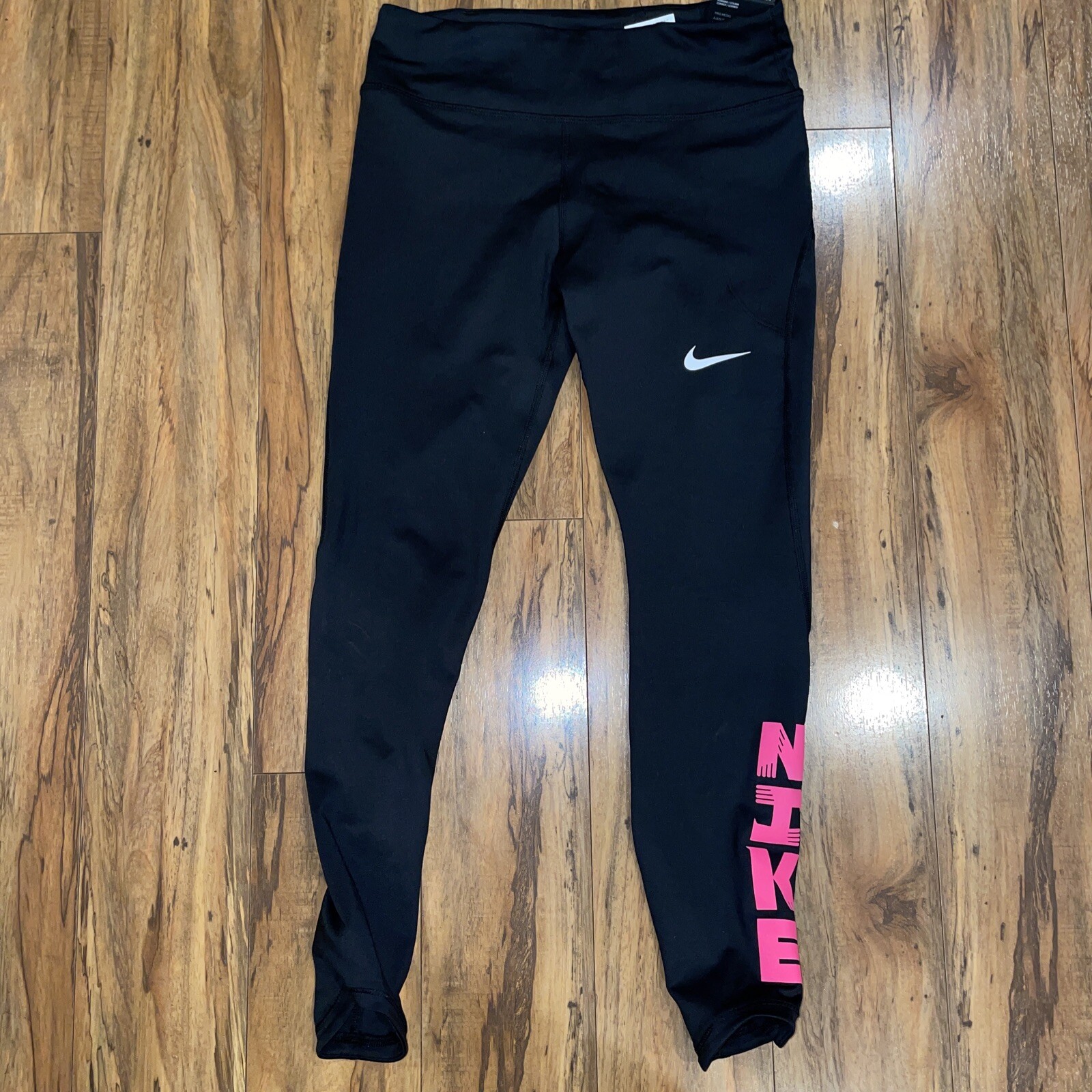 NIKE DRI FIT ICON CLASH WOMEN\u0026#039;S Leggings Yoga Pants BLK/PNK SZ- S # CU3090-010 | eBay