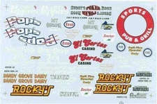 Slixx 7135 Mom & Pop Sheet #5 Nascar decal