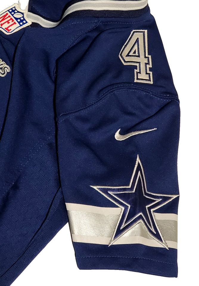 Nike Jersey Dallas Cowboys Prescott 4 On Field Womens Small Stitched