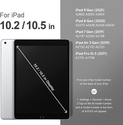 For iPad Air 4/5th Gen Pro 11" 4th 3rd 2nd 1st Gen Keyboard Case w/Pencil Holder - Picture 59 of 77