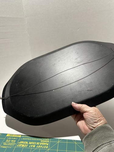 Beautiful Hand Painted Toleware Wooden Oval Tray Fruit 20” Signed - Picture 8 of 8