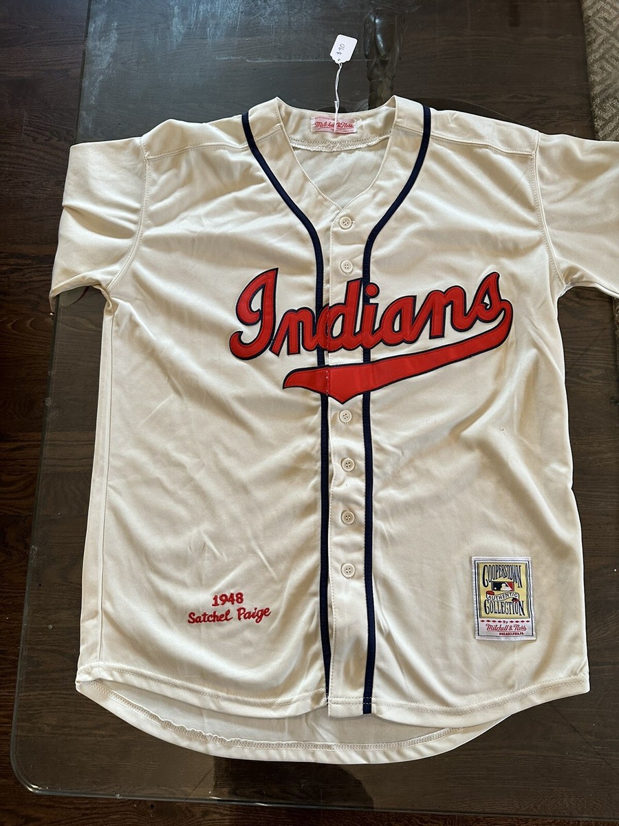Mitchell & Ness 1948 Satchel Paige Cleveland Indians Jersey | eBay