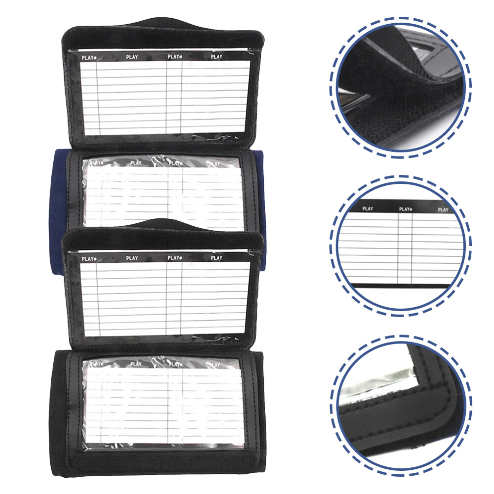 4 Pcs Wristband Sports Wristbands Softball Coaching Equipment Tactics