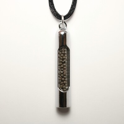 Iron Metal Necklace Element 26 Fe Science Jewelry, Chemistry Fashion