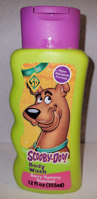 Vintage Scooby Doo Body Wash Collectible Bottle New Unused Berry Yummy Scented