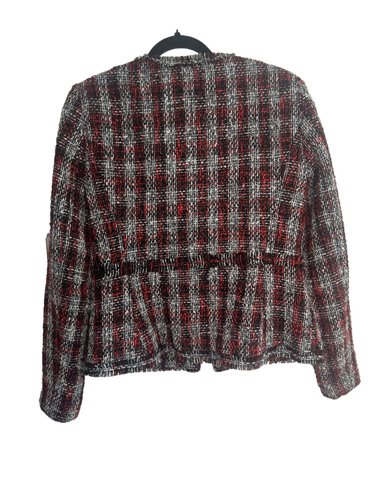 DKNY Women’s Basic Classic Blazer  Tweed Plaid Ja… - image 4