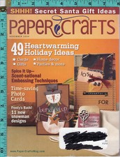 Paper Crafts Magazine November 2004 49 Heartwarming Holiday Ideas Cards Gifts