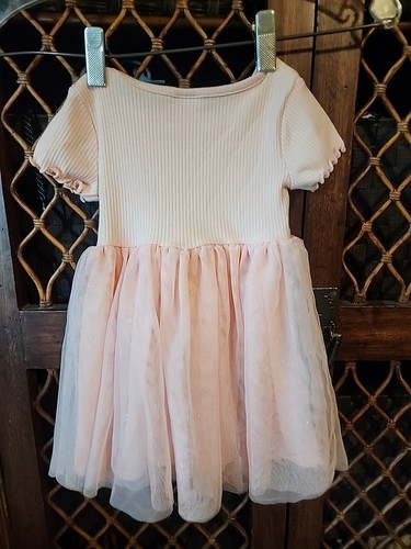 🩰EUC Wonder Nation 2T PInk Short Sleeve Princess Ballerina Tulle Tutu Dress👑 - Picture 2 of 13