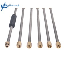 Varillas De Extensión Para Hidrolimpiadora - 10 Piezas, 6 Boquillas, Soporta 4000 PSI, Para Limpieza De Canalones Y Fachadas