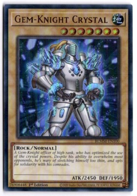 Gem-Knight Crystal - BLMM-EN100 - Ultra Rare - 1st Ed. - NM/M