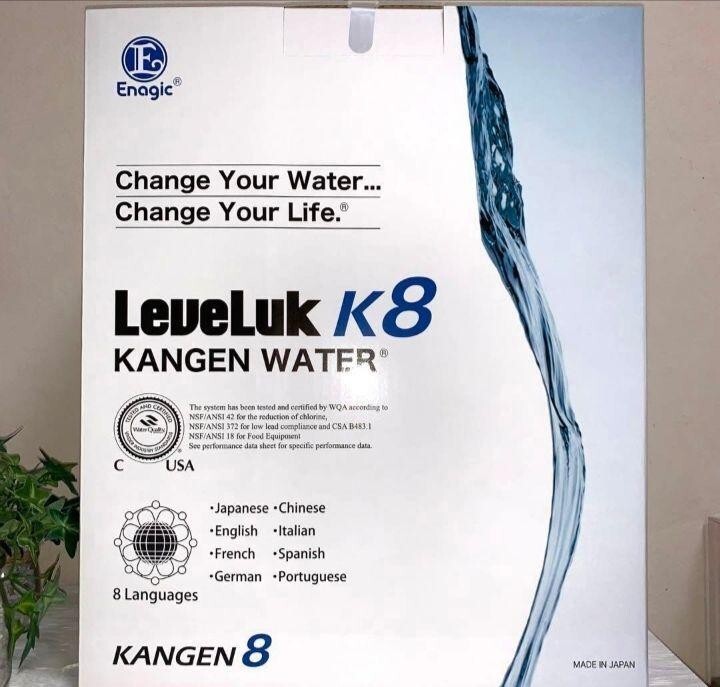 Enagic Kangen Water LeveLuk K8 – Ioniseur Alcalin – Filtre à Eau Japonais Neuf