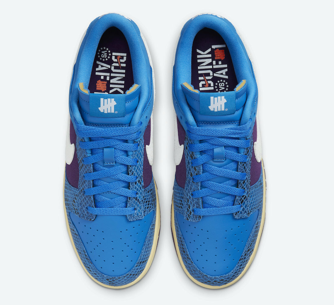 Nike Men's Dunk Low SP x Undefeated 5 On It Signal Blue
