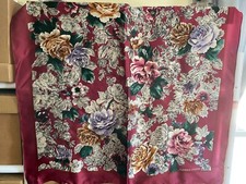 Adrienne Vittadini Floral 100 Silk Scarf- Nice 