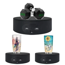 ZLMONDEE Rotating Display Stand ,5.2" 4.4lb Load Cup Display  Assorted Colors 