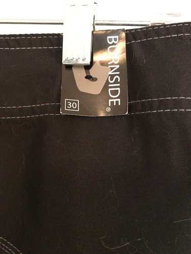 New $45 Burnside Diamond Dobby Black Board Shorts Swim Trunks Mens 30 N12 - Picture 6 of 7