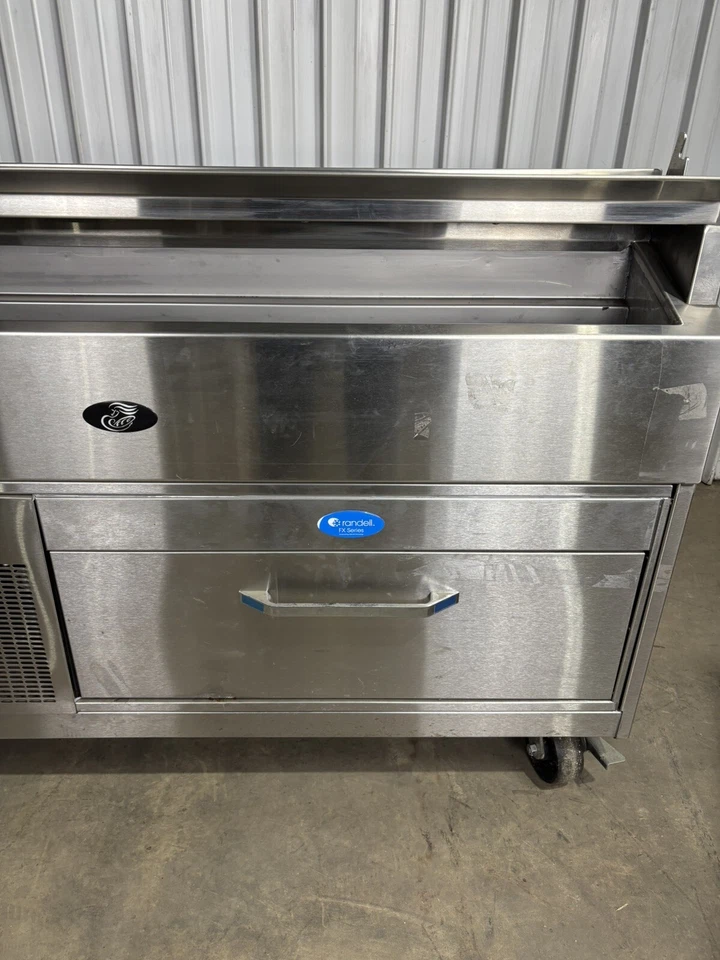 Mesa de preparación Randell FX-1-290 con un cajón refrigerador congelador base de chef 115 V enfría Foto 4 de 4