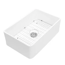 Sand & Stable Edgware 30'' W Single Bowl Fireclay Farmhouse Kitchen Sink