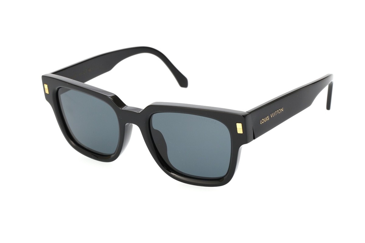 LOUIS VUITTON MEN'S LV ESCAPE SQUARE SUNGLASSES Z1496E BLACK Pre