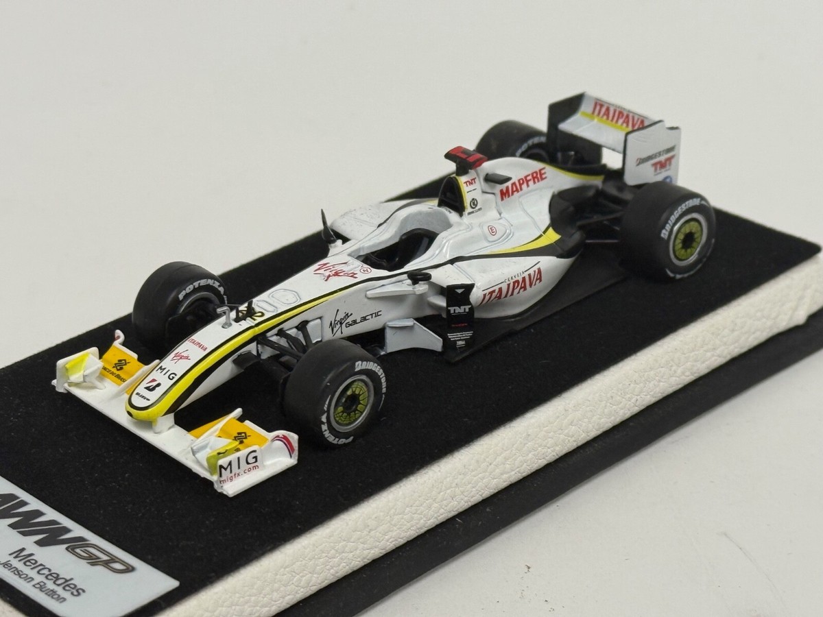 1/43 Brawn GP BGP001 from 2009 F1 Season of Jenson Button Leather