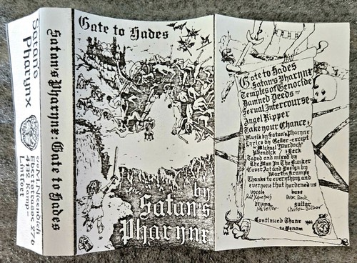 SATAN'S PHARYNX Gate To Hades Cassette Tape - Rare ORG. 1984 German Heavy Metal - Picture 2 of 3