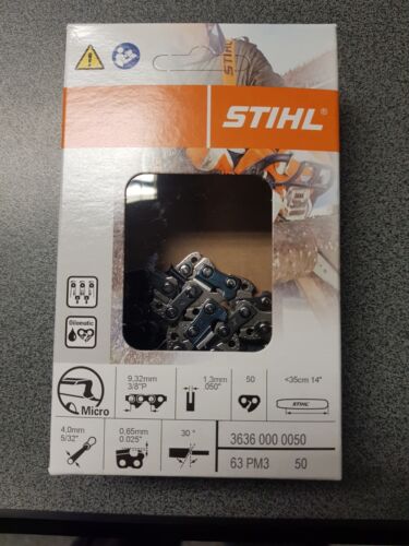 GENUINE STIHL 14" CHAINSAW CHAIN SUITS MS200 MS200T MS201T MS210 MS211 020 021 - Picture 1 of 4