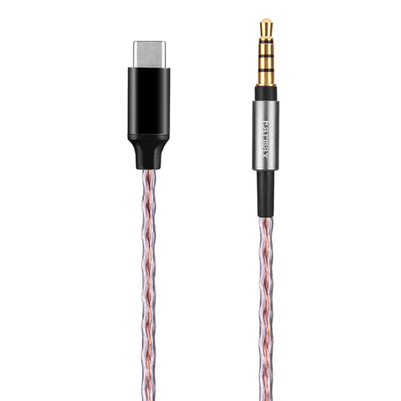 6N OCC USB-C Audio Upgrade Cable for PSB M4U1 M4U2 NAD VISO HP50 HP70 Headphones-image