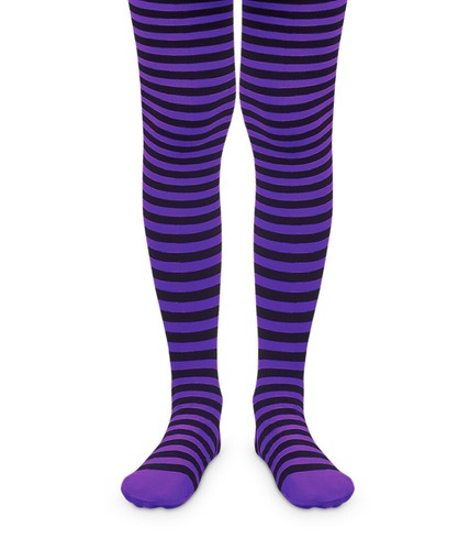 Jefferies Socks Girl Stripe Pattern Soft Nylon Stocking Dance Halloween Tights - Picture 12 of 13