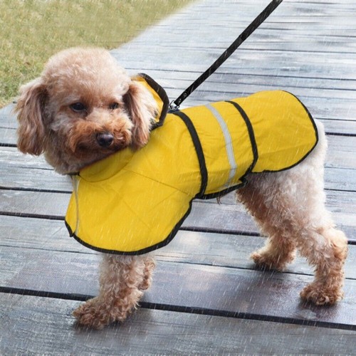 Reflective High Visibility Waterproof Pet Dog Raincoat Outdoor Rain Coat Jacket - Picture 13 of 28