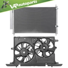 A/C Condenser and Radiator Condenser Cooling Fan Kit For 2008-2015 Scion xB 2.4L