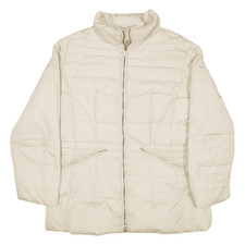 Paul & Shark Insulated Puffer Coat Cream Womens 2xl