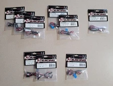 3Racing Normal & Flashing 3mm LED Light ~ LOT OF 9 ~ White, Blue, Green RC4WD RC