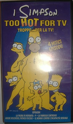 #ad VHS 20TH CENTURY FOC I SIMPSON TOO HOT FOR TV TROPPO...PER LA TV EUR 8.34