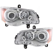 HID Headlight Set For 2008-2016 Chrysler Town & Country Left & Right Pair