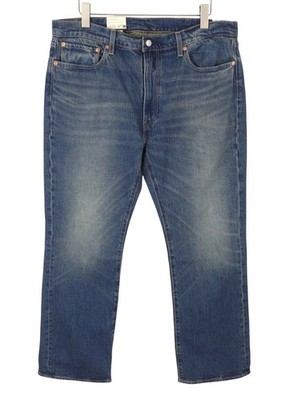 LEVI'S 527 Slim Bootcut Herren Jeans W38/L32 Blau Whiskers Faded Big E Premium *